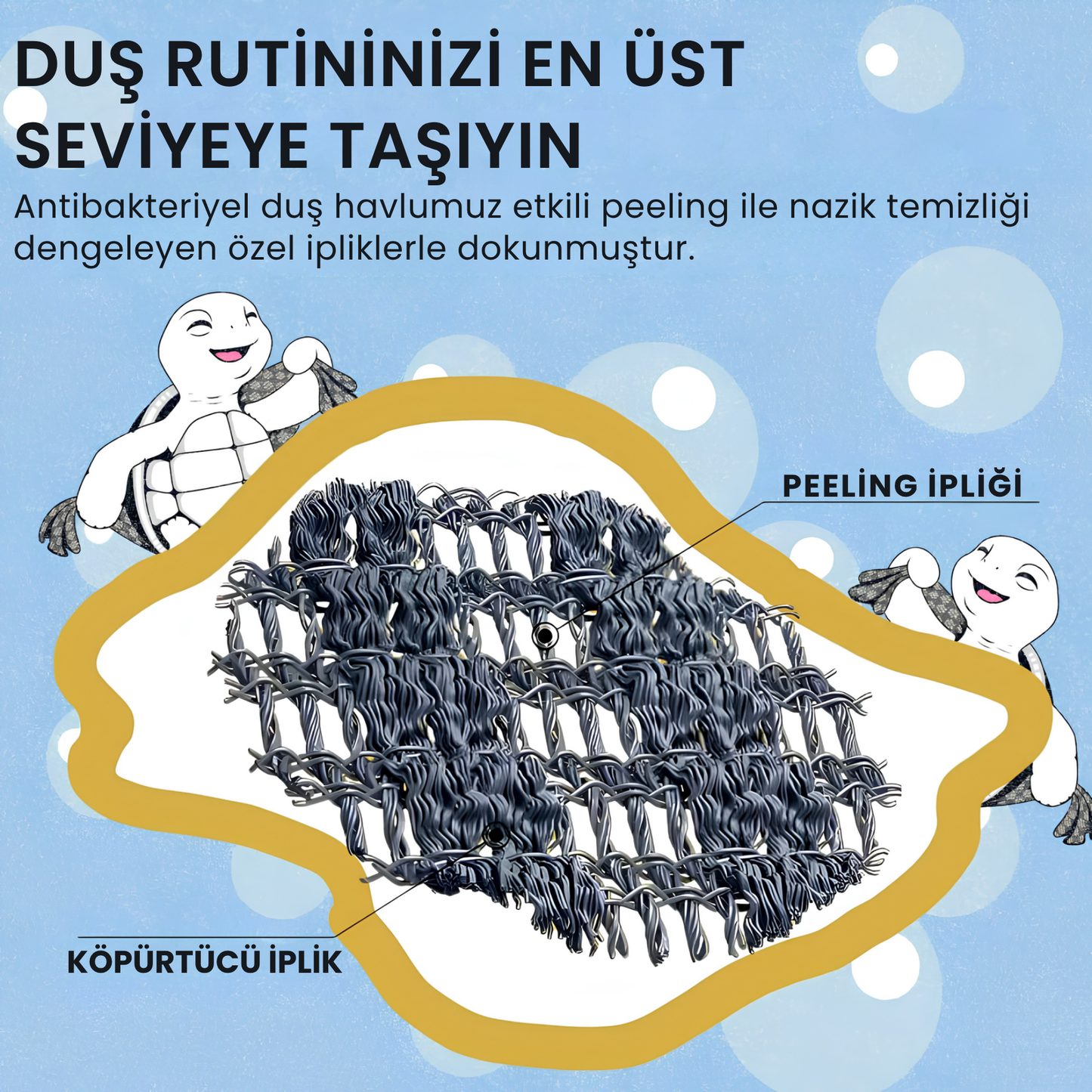 LEROY™ ANTİBAKTERİYEL DUŞ HAVLUSU