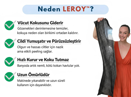 LEROY™ ANTİBAKTERİYEL DUŞ HAVLUSU